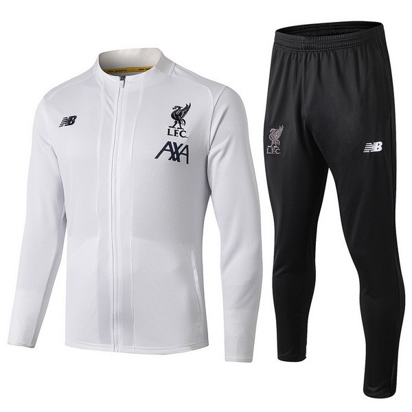 Replicas Chandal Niños Liverpool 2019/20 Blanco Negro